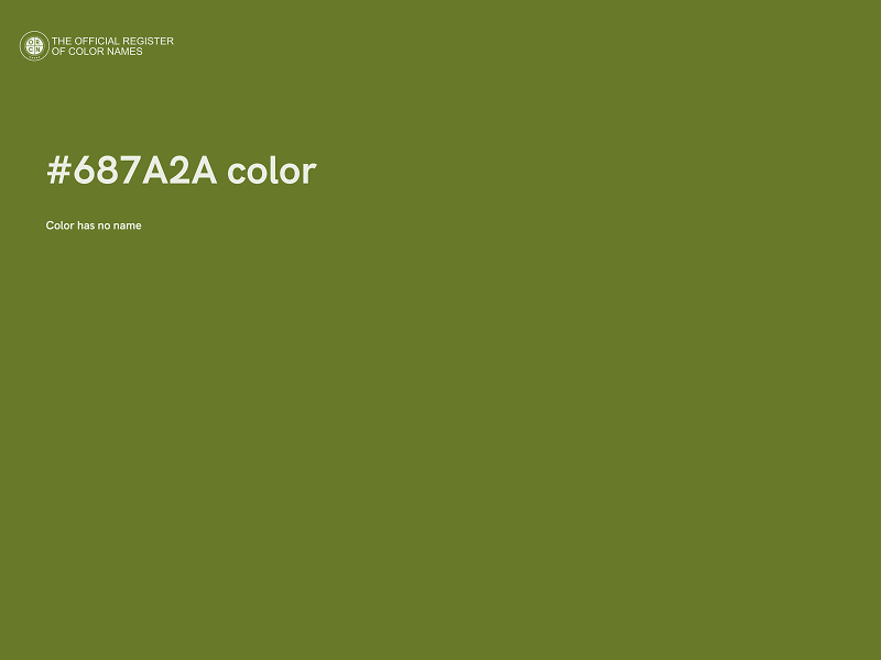 #687A2A color image