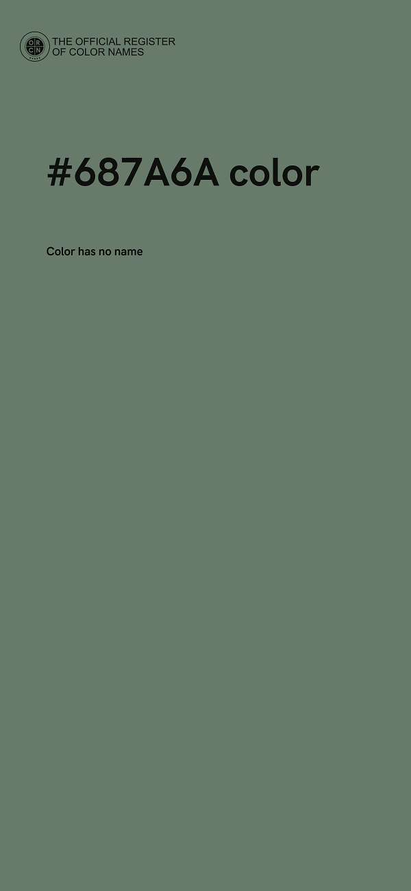 #687A6A color image
