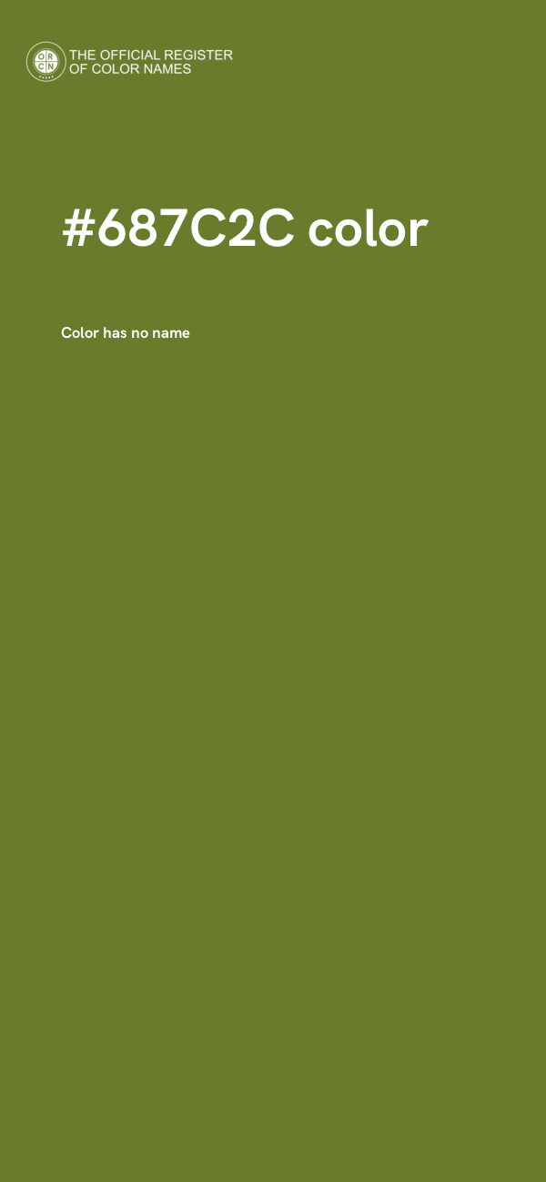 #687C2C color image