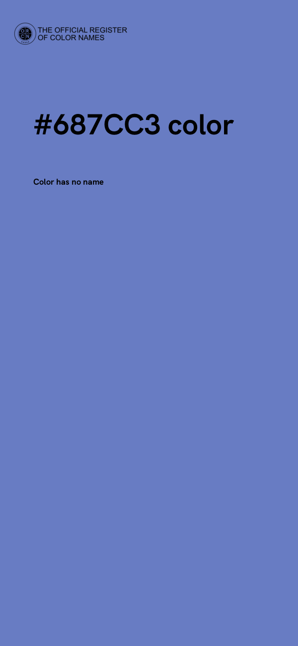 #687CC3 color image
