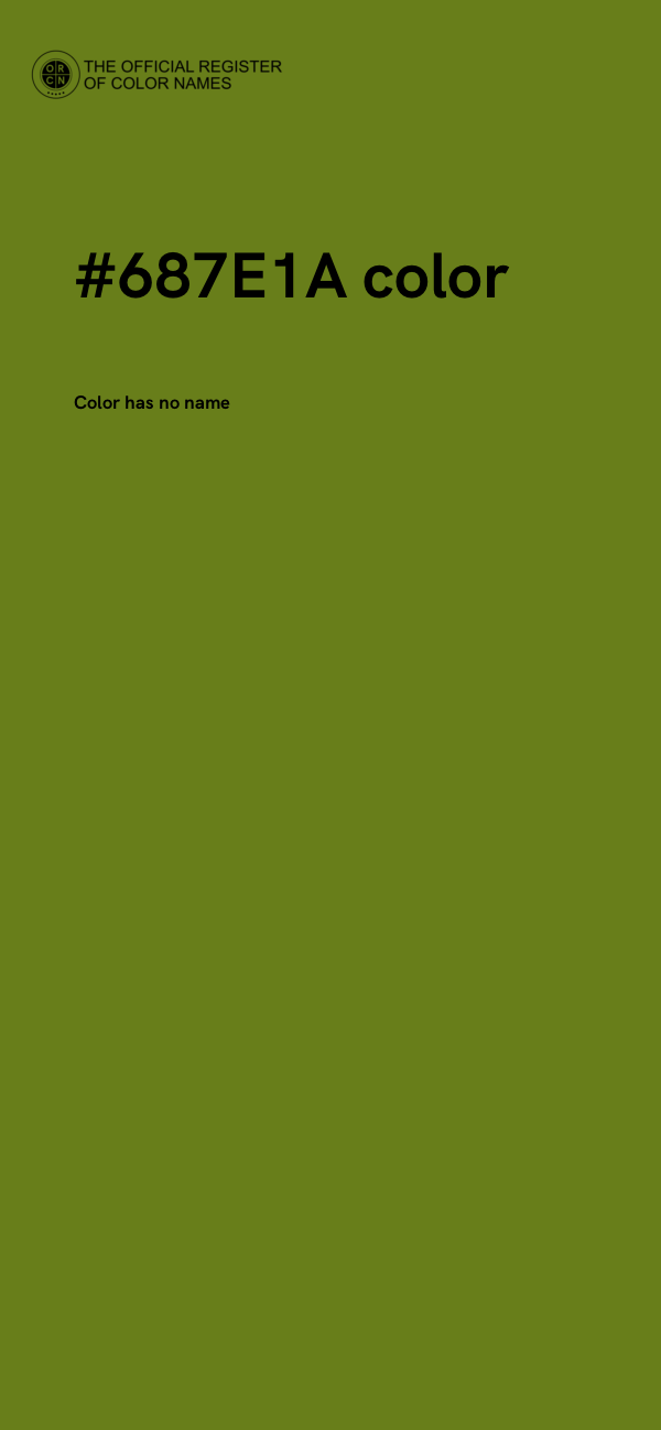 #687E1A color image