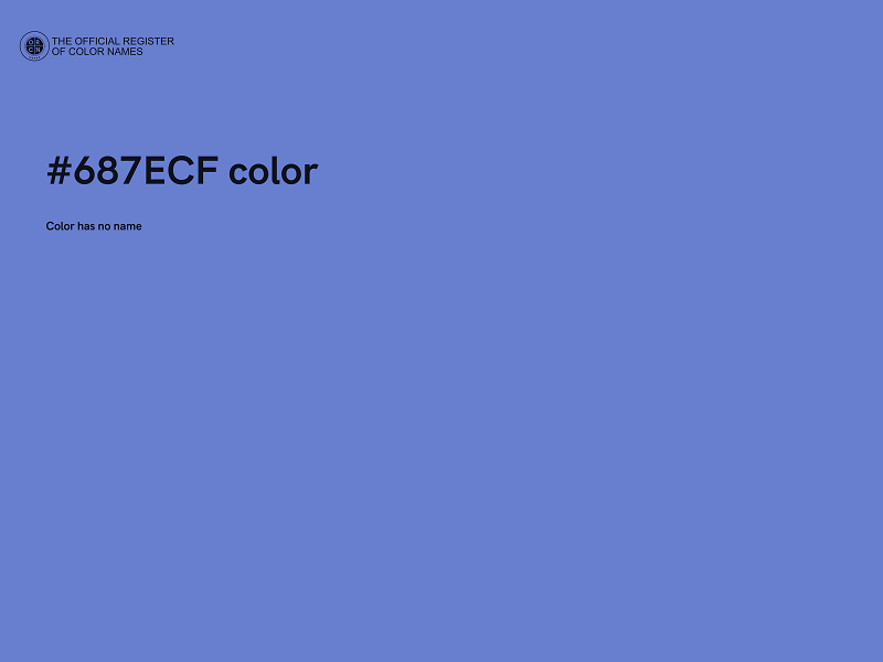 #687ECF color image