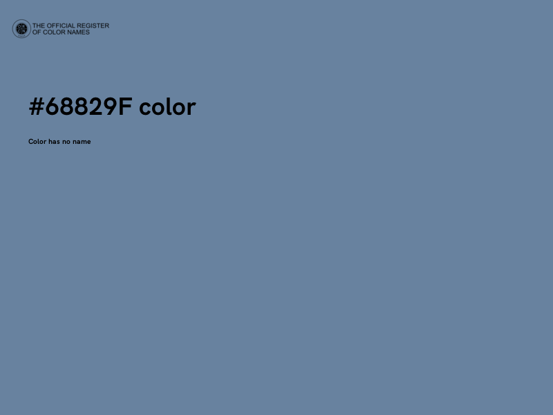 #68829F color image
