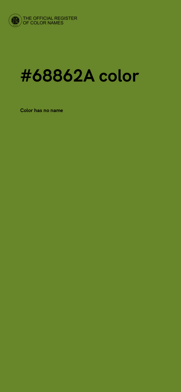 #68862A color image