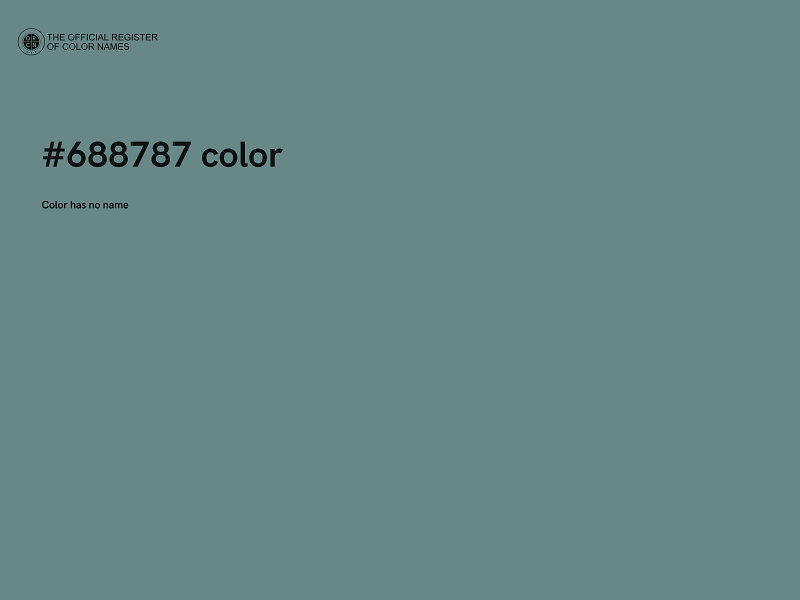 #688787 color image