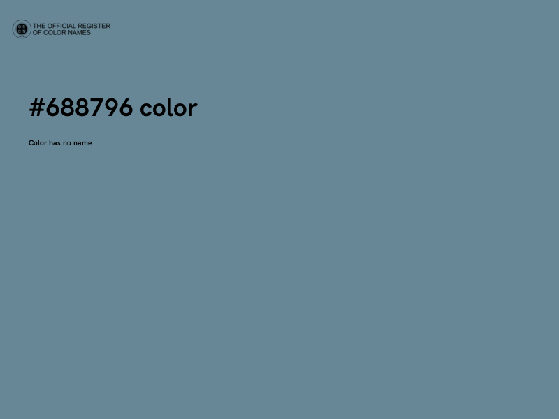 #688796 color image