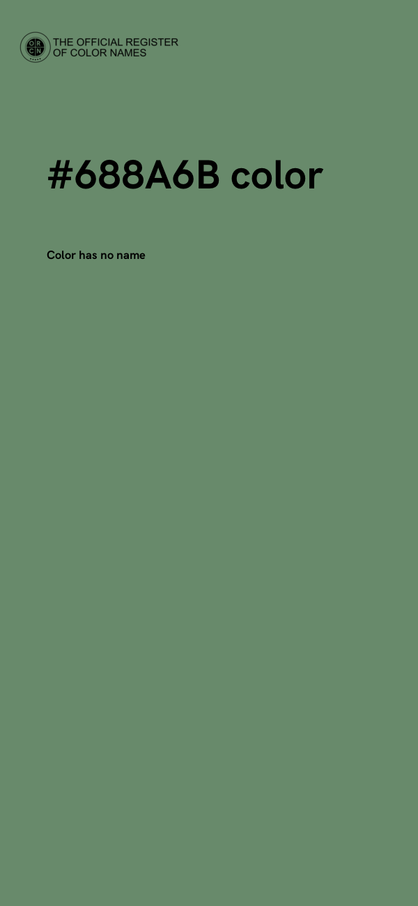 #688A6B color image