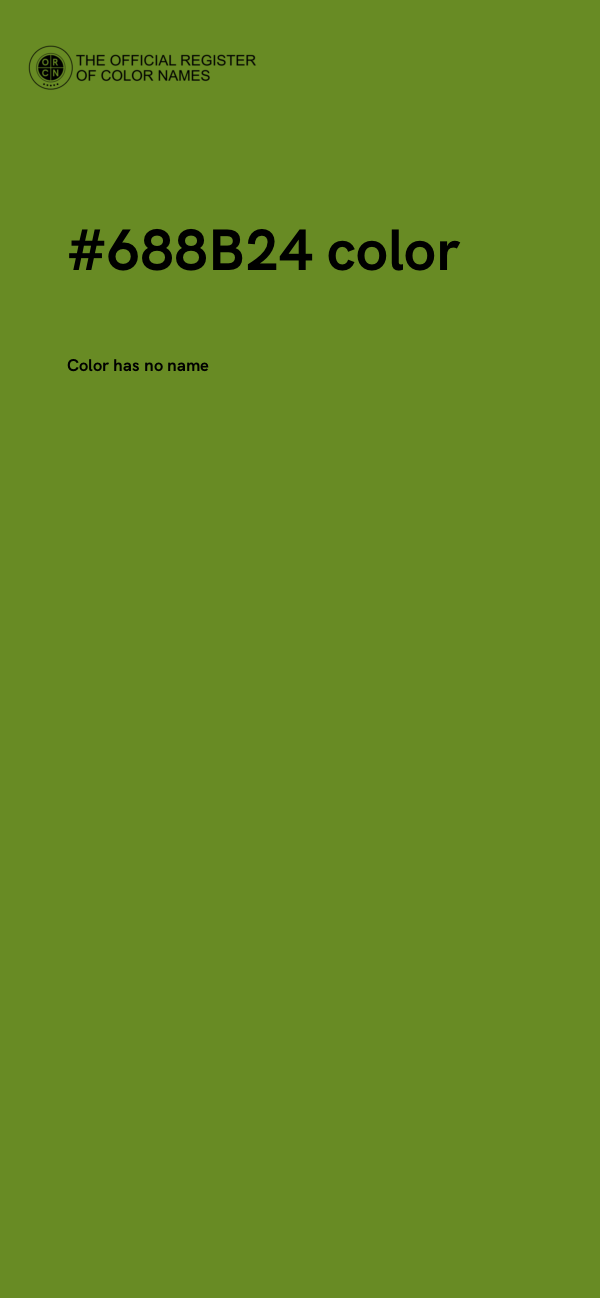 #688B24 color image