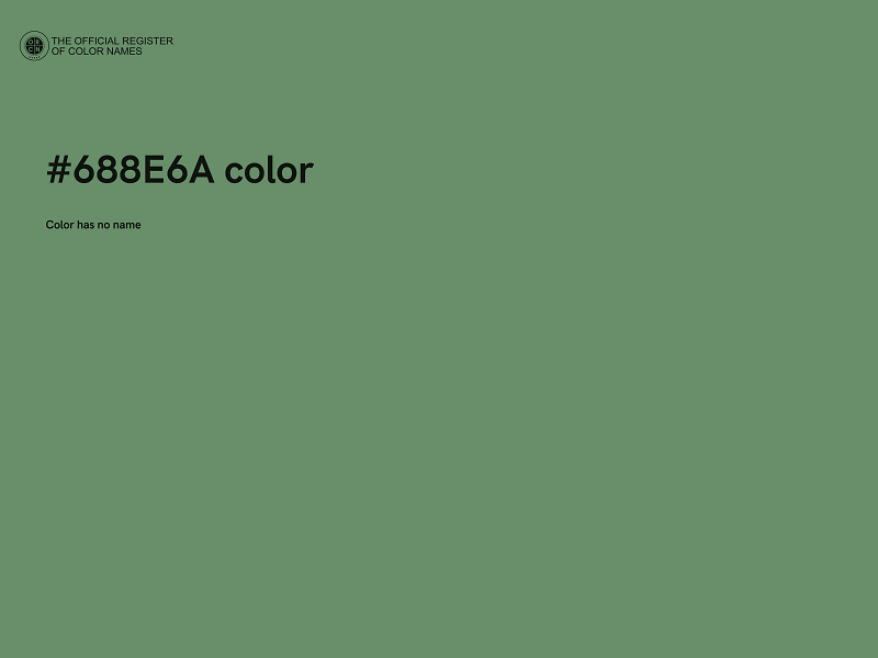 #688E6A color image