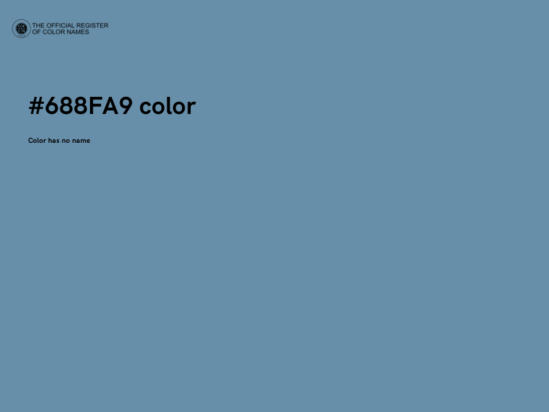 #688FA9 color image