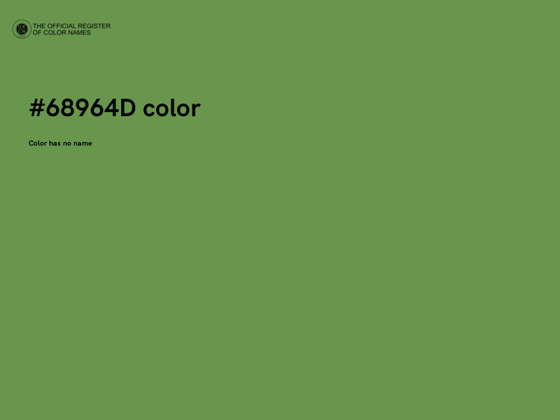 #68964D color image