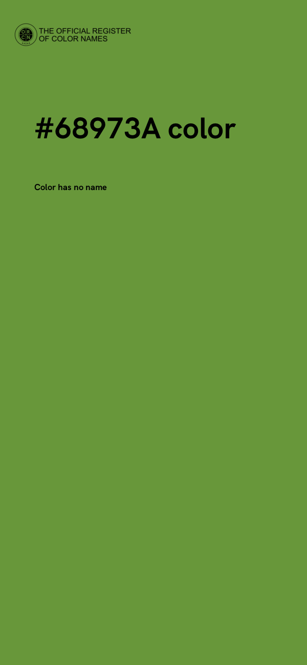 #68973A color image