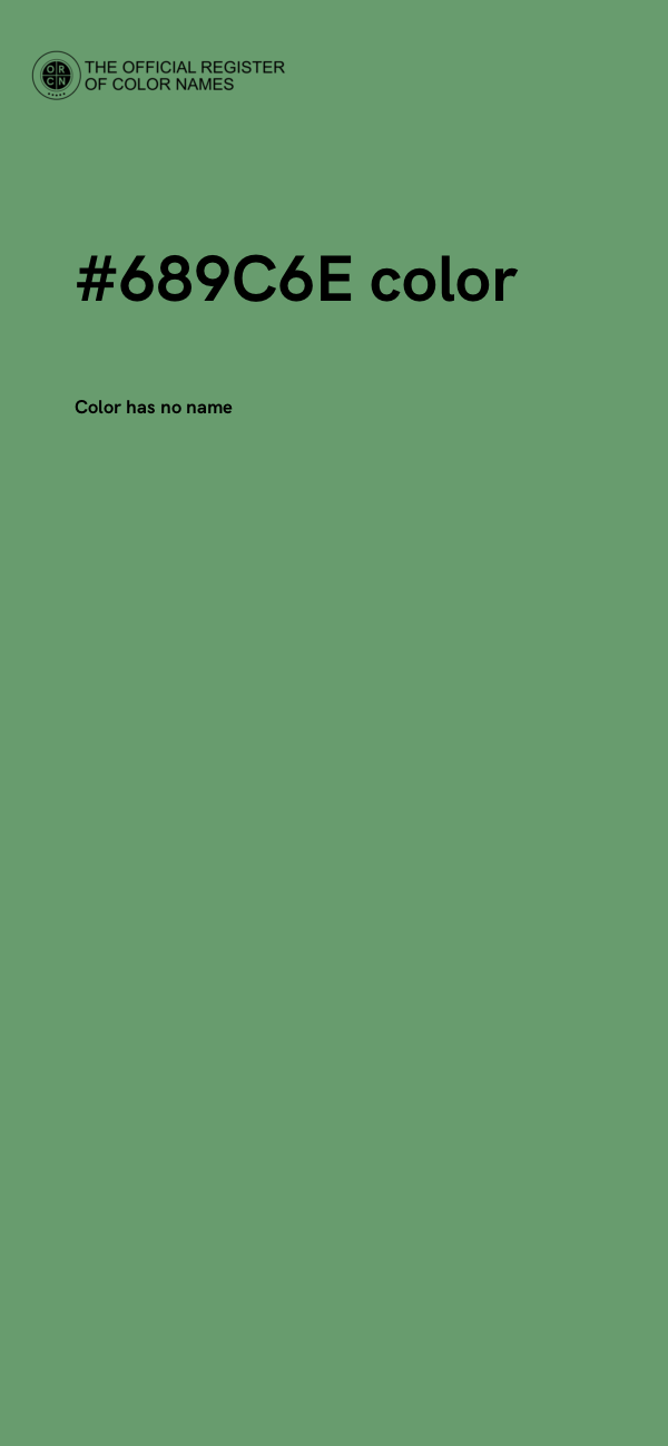 #689C6E color image