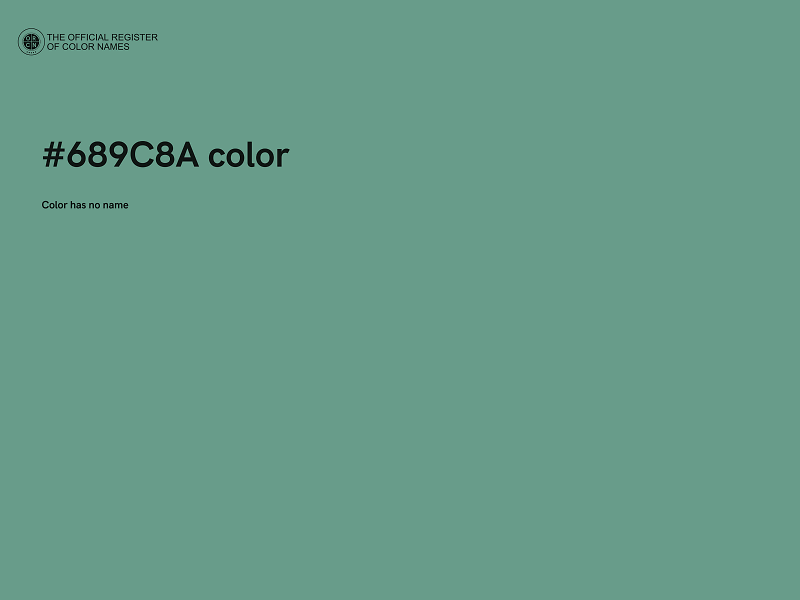 #689C8A color image