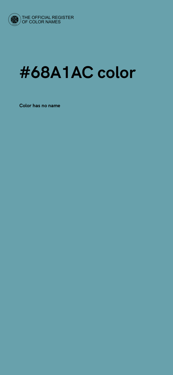 #68A1AC color image