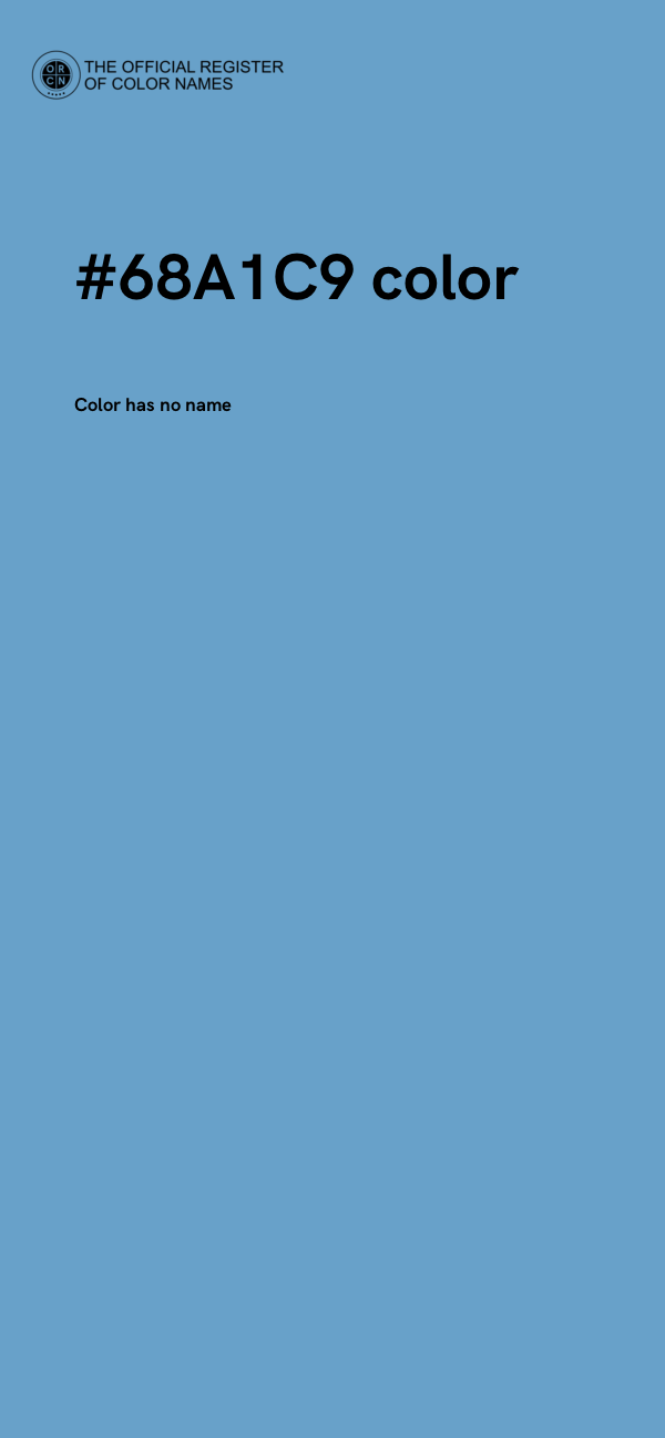 #68A1C9 color image