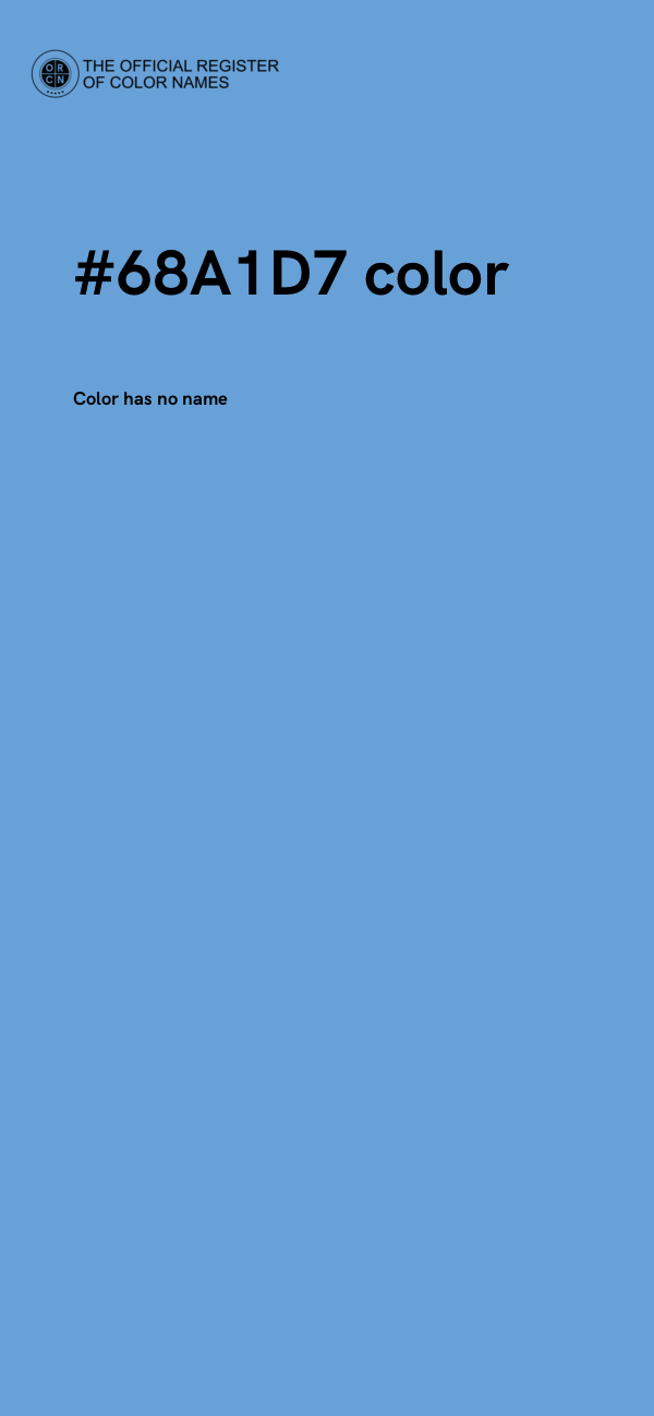 #68A1D7 color image