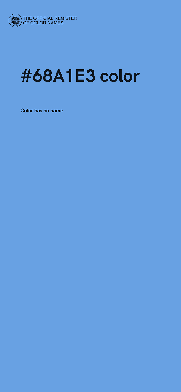 #68A1E3 color image