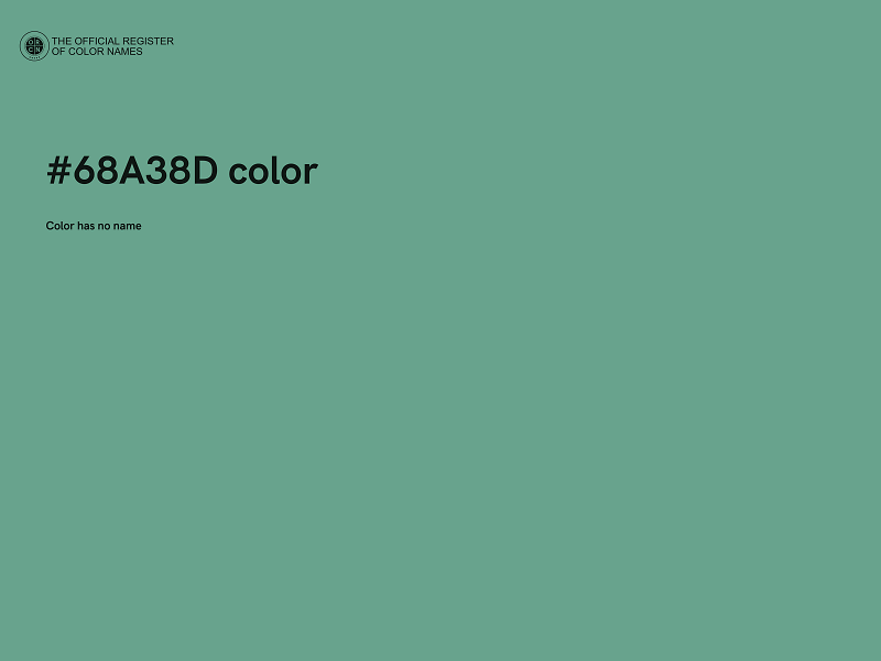 #68A38D color image