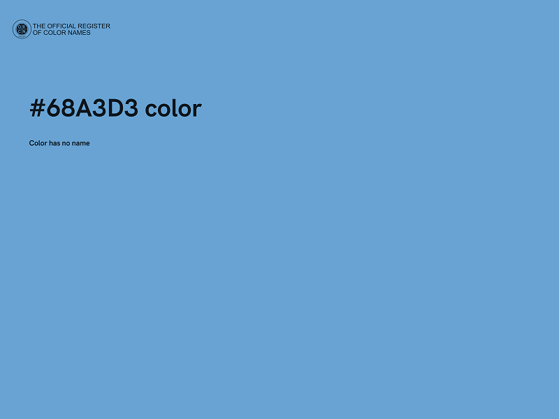 #68A3D3 color image