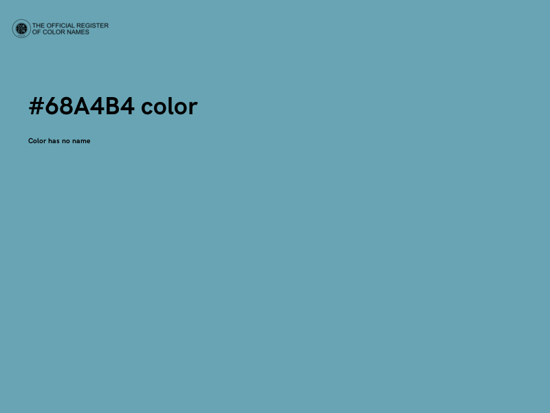 #68A4B4 color image