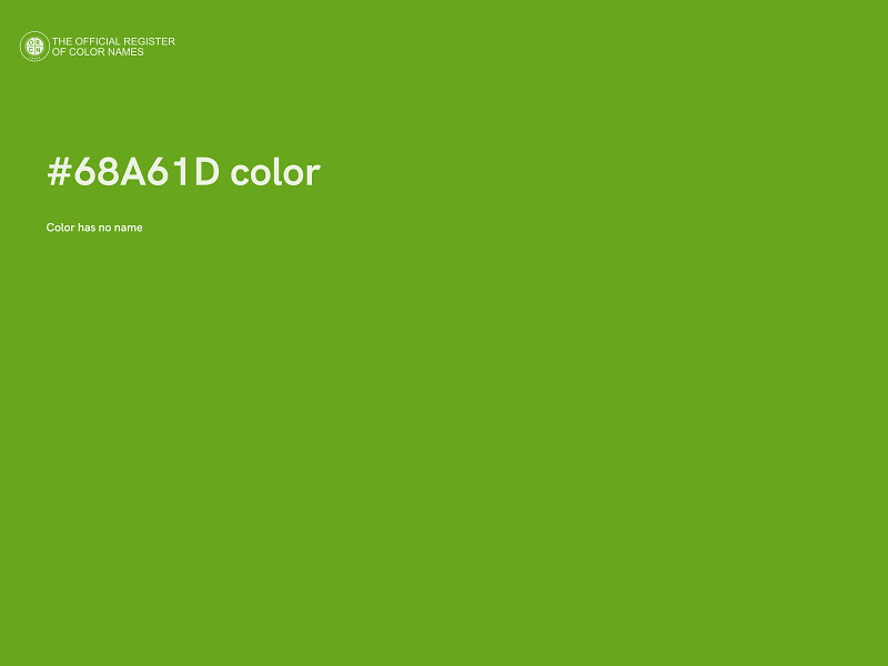 #68A61D color image