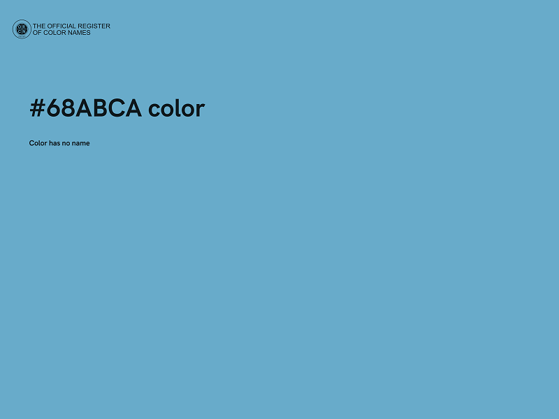 #68ABCA color image