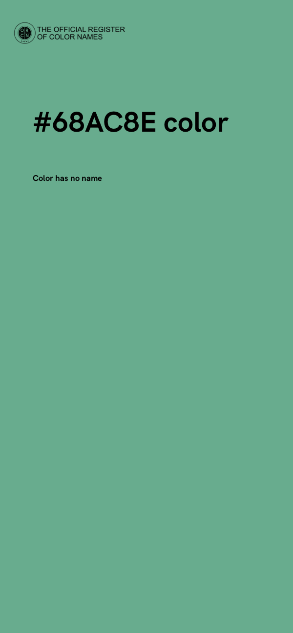 #68AC8E color image