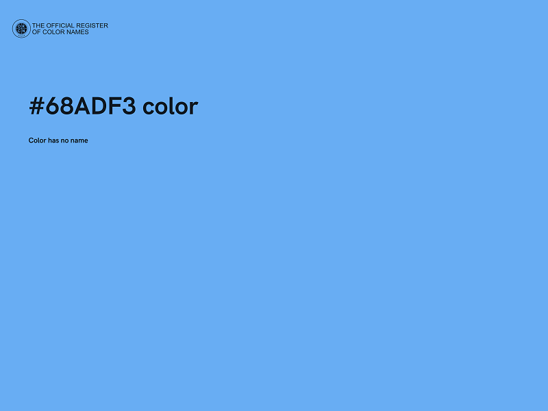 #68ADF3 color image