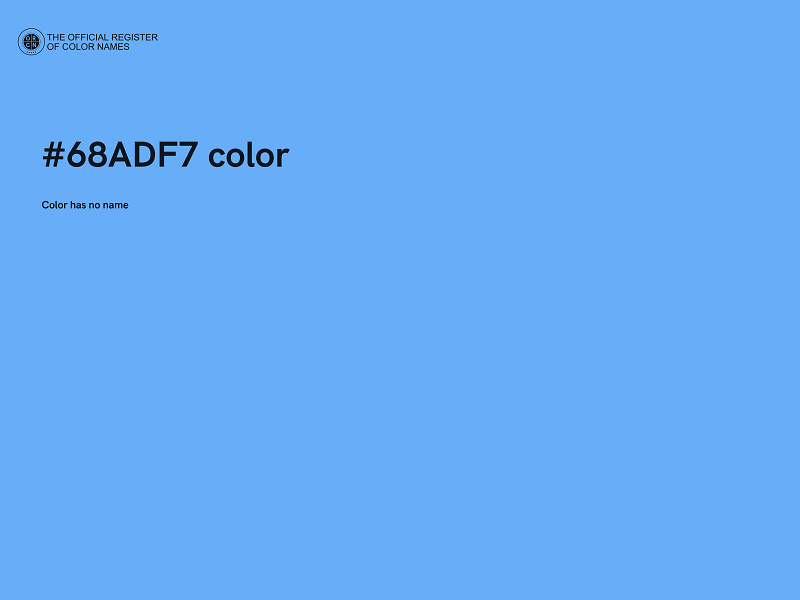 #68ADF7 color image