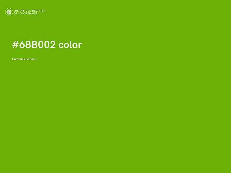 #68B002 color image