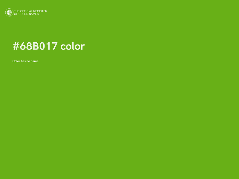 #68B017 color image