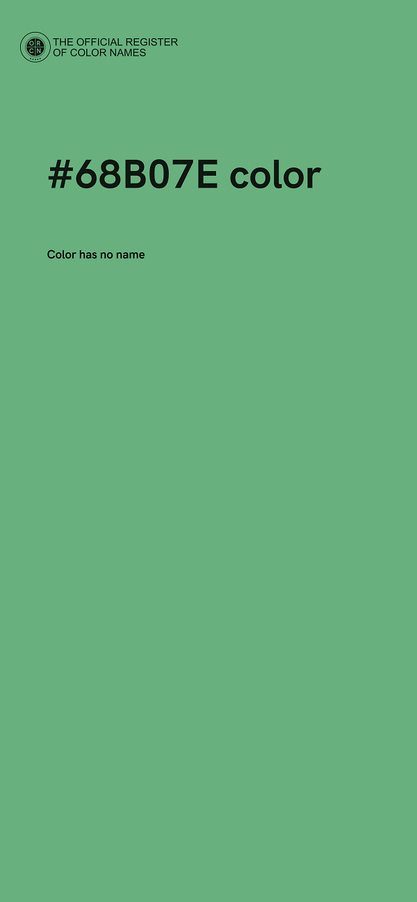 #68B07E color image