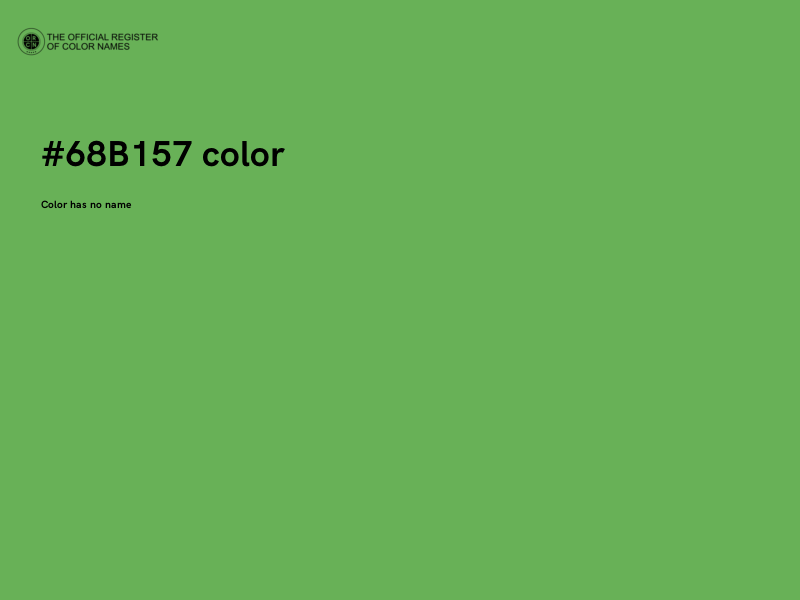 #68B157 color image