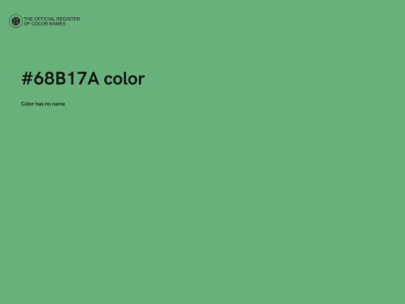 #68B17A color image