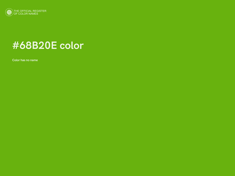 #68B20E color image