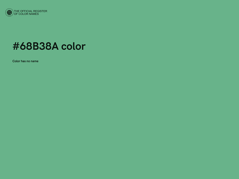 #68B38A color image