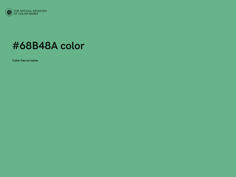 #68B48A color image