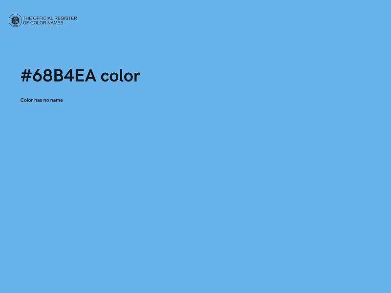 #68B4EA color image