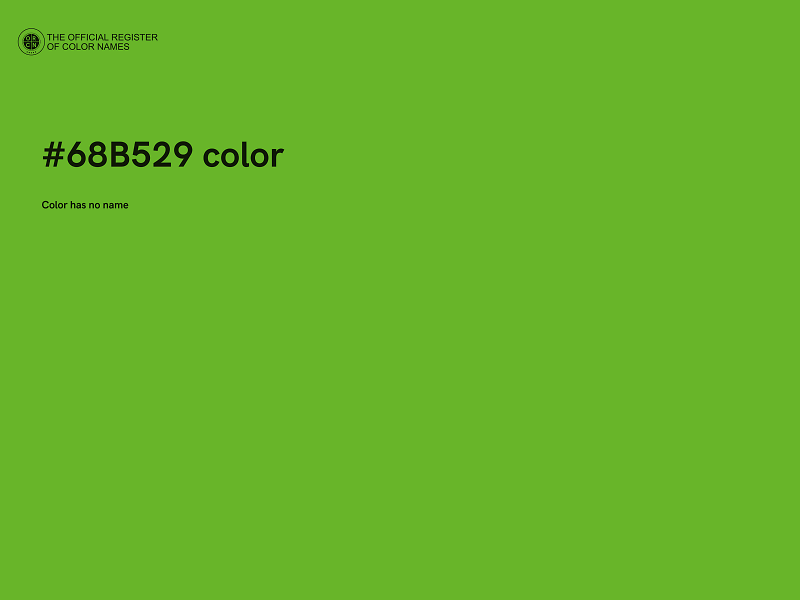#68B529 color image