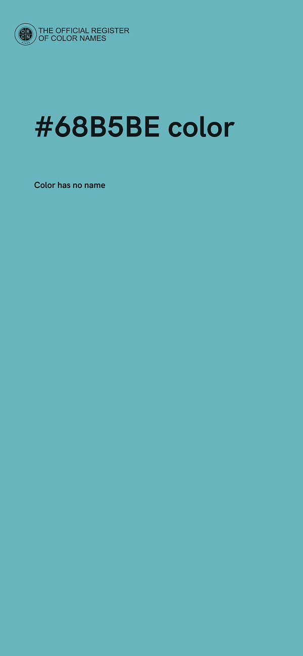 #68B5BE color image