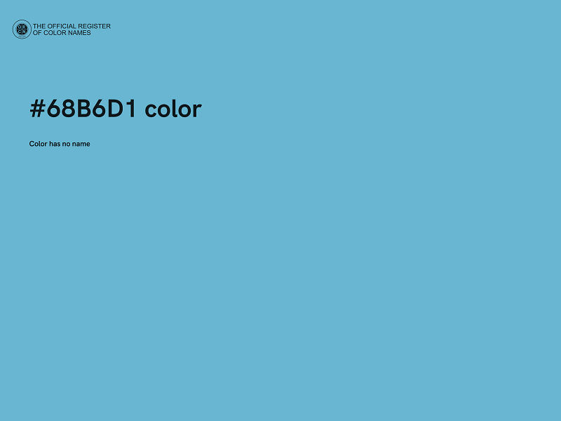 #68B6D1 color image