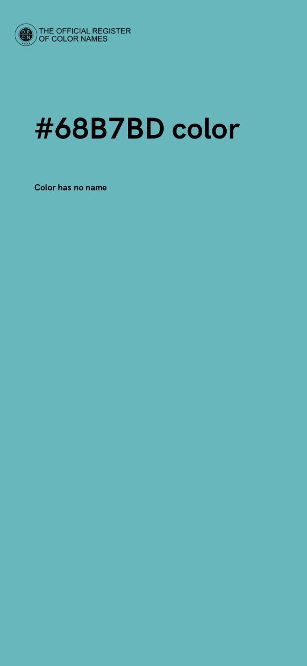 #68B7BD color image