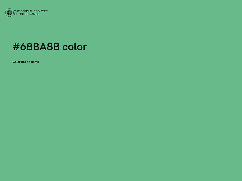 #68BA8B color image