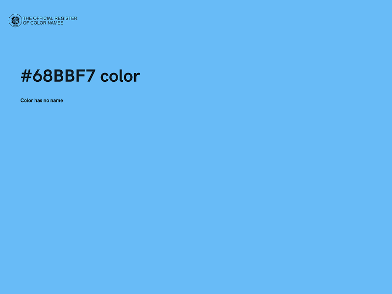 #68BBF7 color image