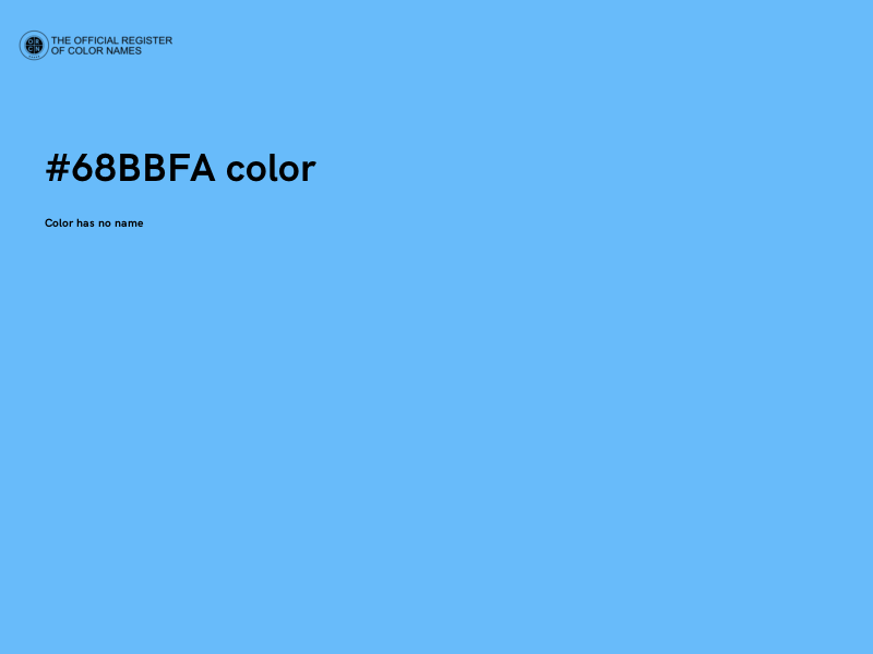 #68BBFA color image