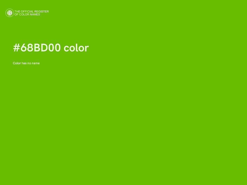 #68BD00 color image