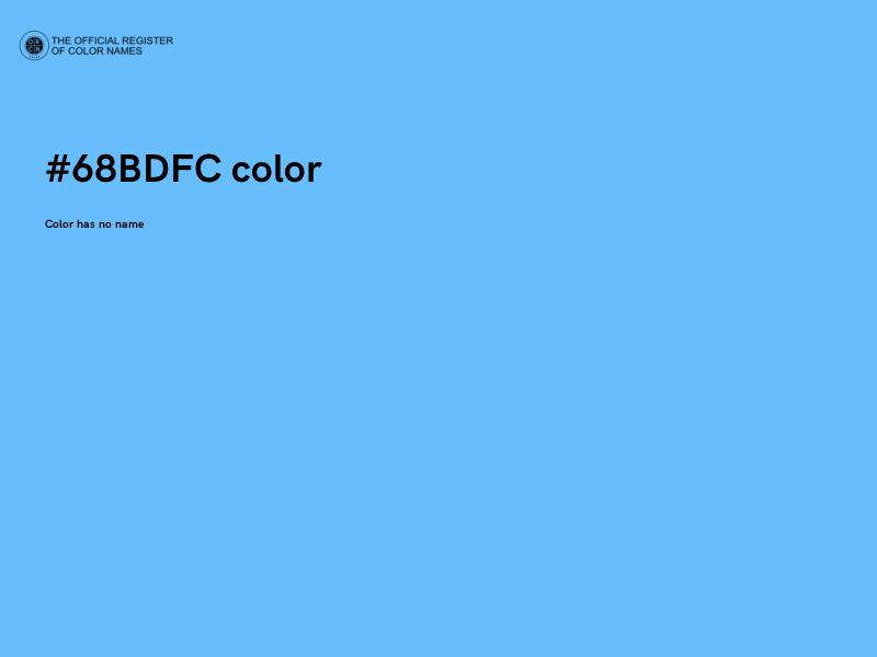 #68BDFC color image