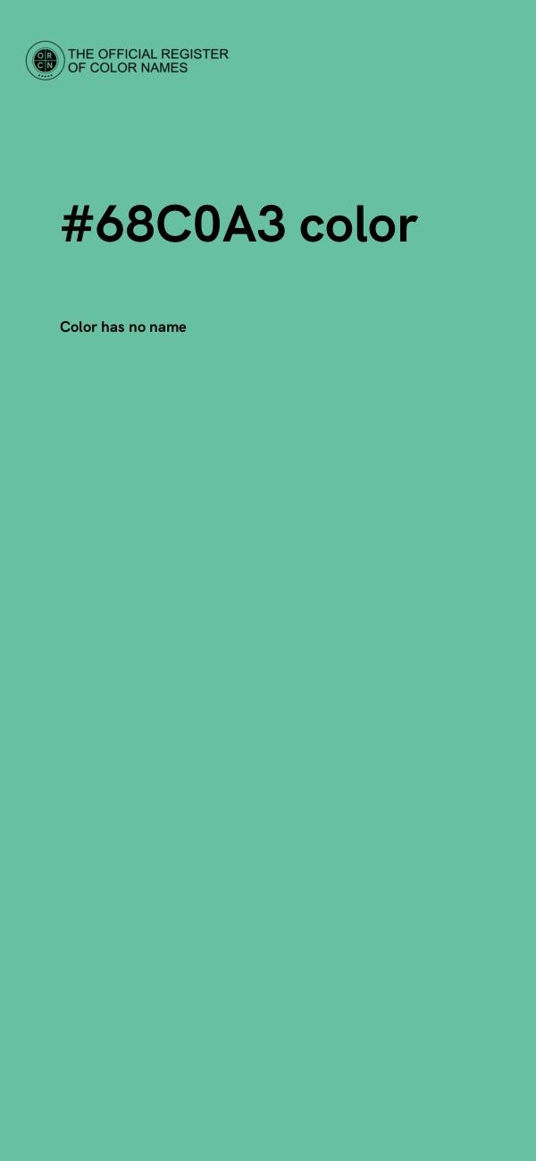 #68C0A3 color image