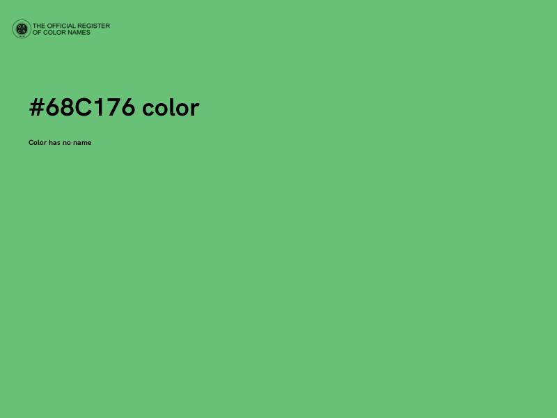 #68C176 color image